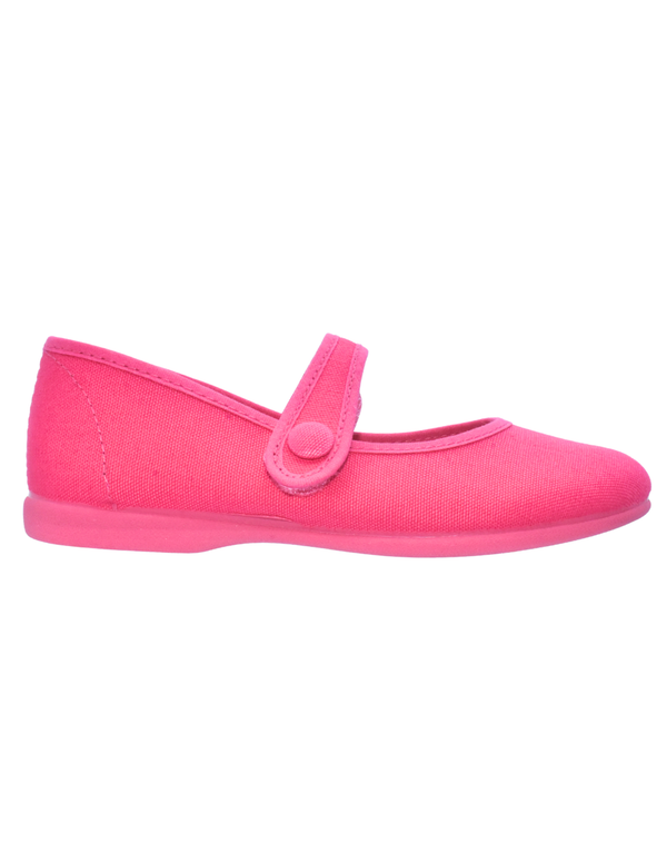 Merceditas Pekis en Pique Fucsia con Correa para Niña