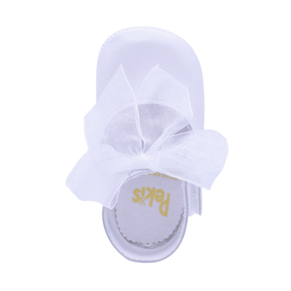 Zapato Bebe Ceremonia Blanco - Pekis