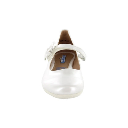 ZAPATO BLANCO PARA NIÑA VELCRO MOÑO