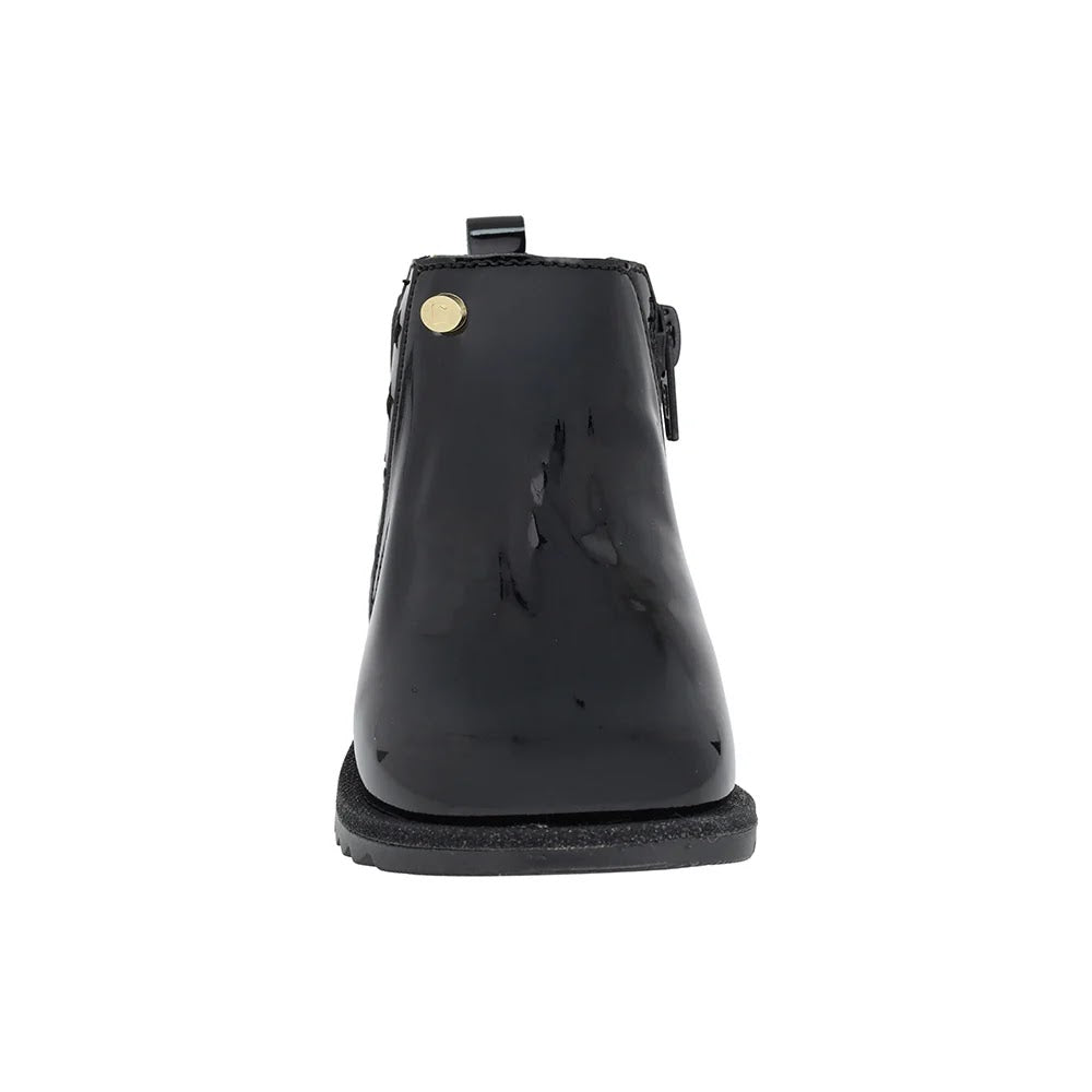 BOTIN NEGRO PARA NIÑA CHAROL ESTRELLAS