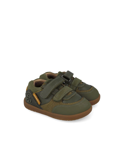 ZAPATO NIÑO WIDER URBAN MILITARE DOS VELCROS