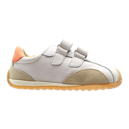 Zapato Deportivo Barefoot Blanditos Color Talco Para Niña