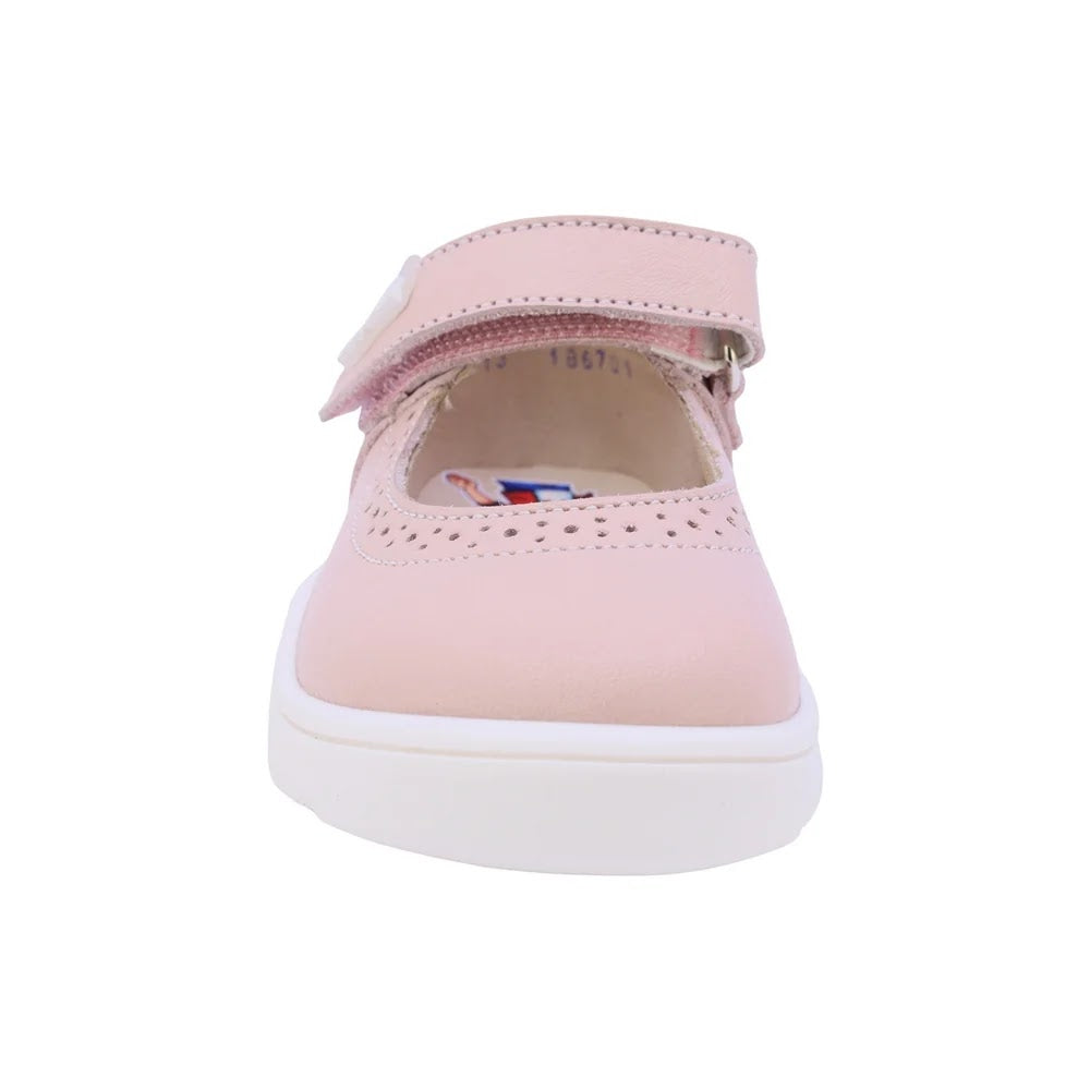 ZAPATO ROSA PARA NIÑA VELCRO PUNTEADO