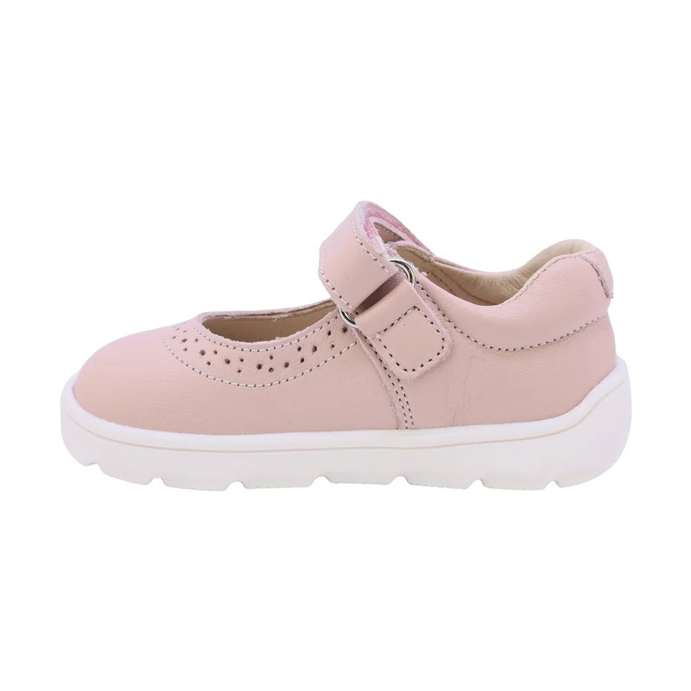 ZAPATO ROSA PARA NIÑA VELCRO PUNTEADO