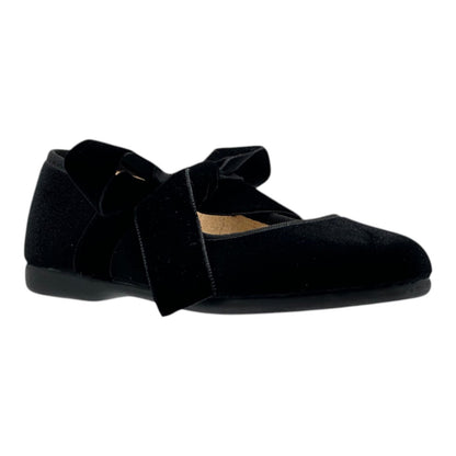 ZAPATO NIÑA VALENCIANA CINTAS/TERCIOPELO