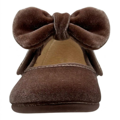 ZAPATO NIÑA BANDA MOÑO/TERCIOPELO