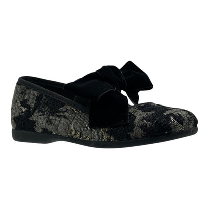 ZAPATO NIÑA VESTIR / MOÑO / TERCIOPELO