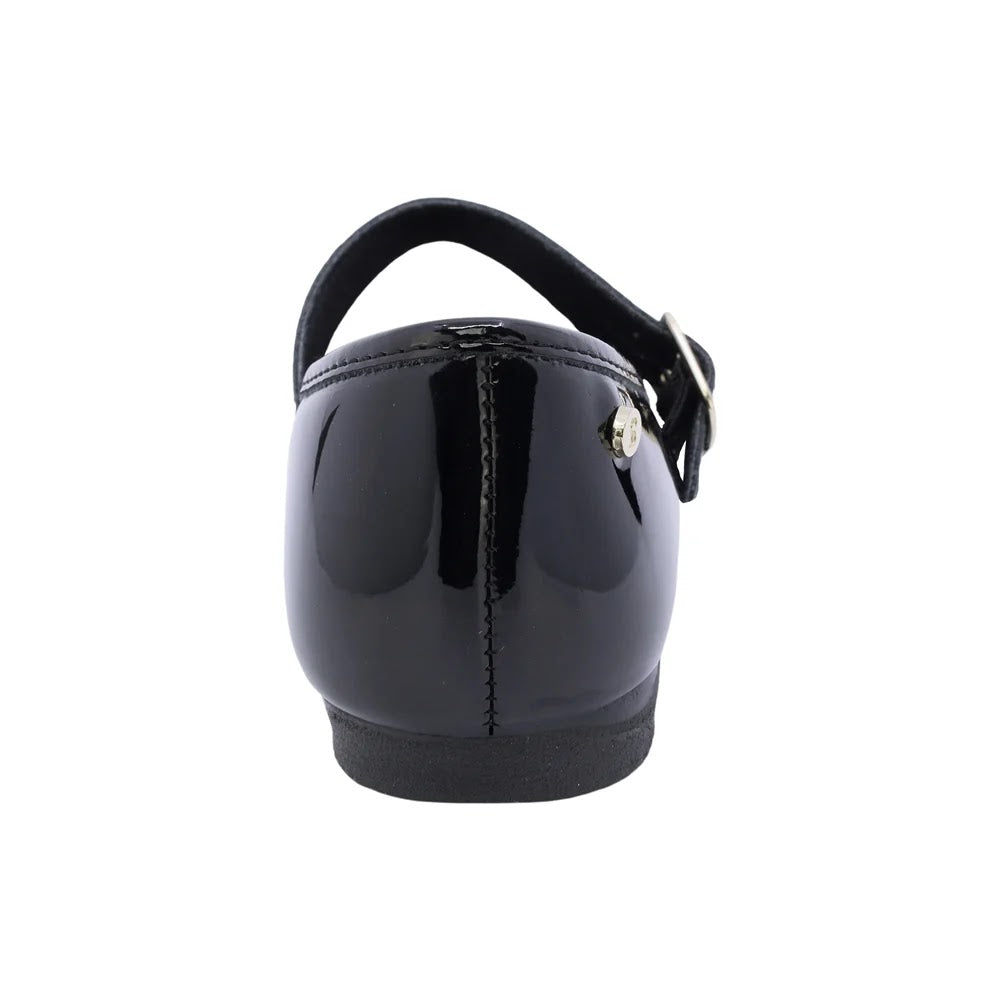 ZAPATO NEGRO PARA NIÑA CHAROL DOBLE HEBILLA