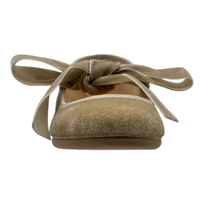 ZAPATO NIÑA VALENCIANA CINTAS/TERCIOPELO