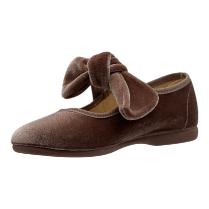 ZAPATO NIÑA BANDA MOÑO/TERCIOPELO