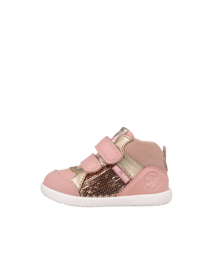 ZAPATO BOYIN NIÑA WIDER LENTEJUELAS DOS VELCROS