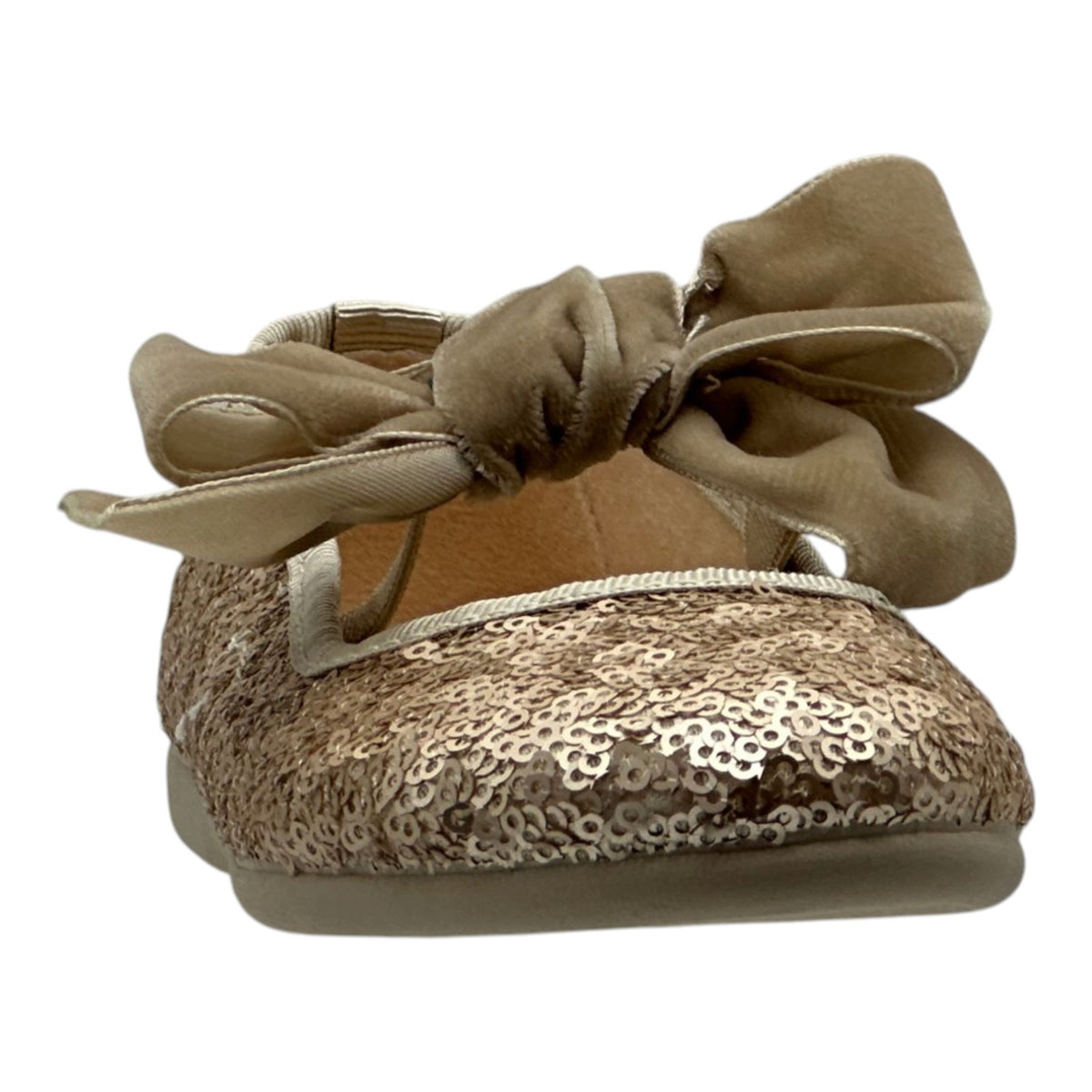 ZAPATO NIÑA VESTIR / MOÑO / TERCIOPELO