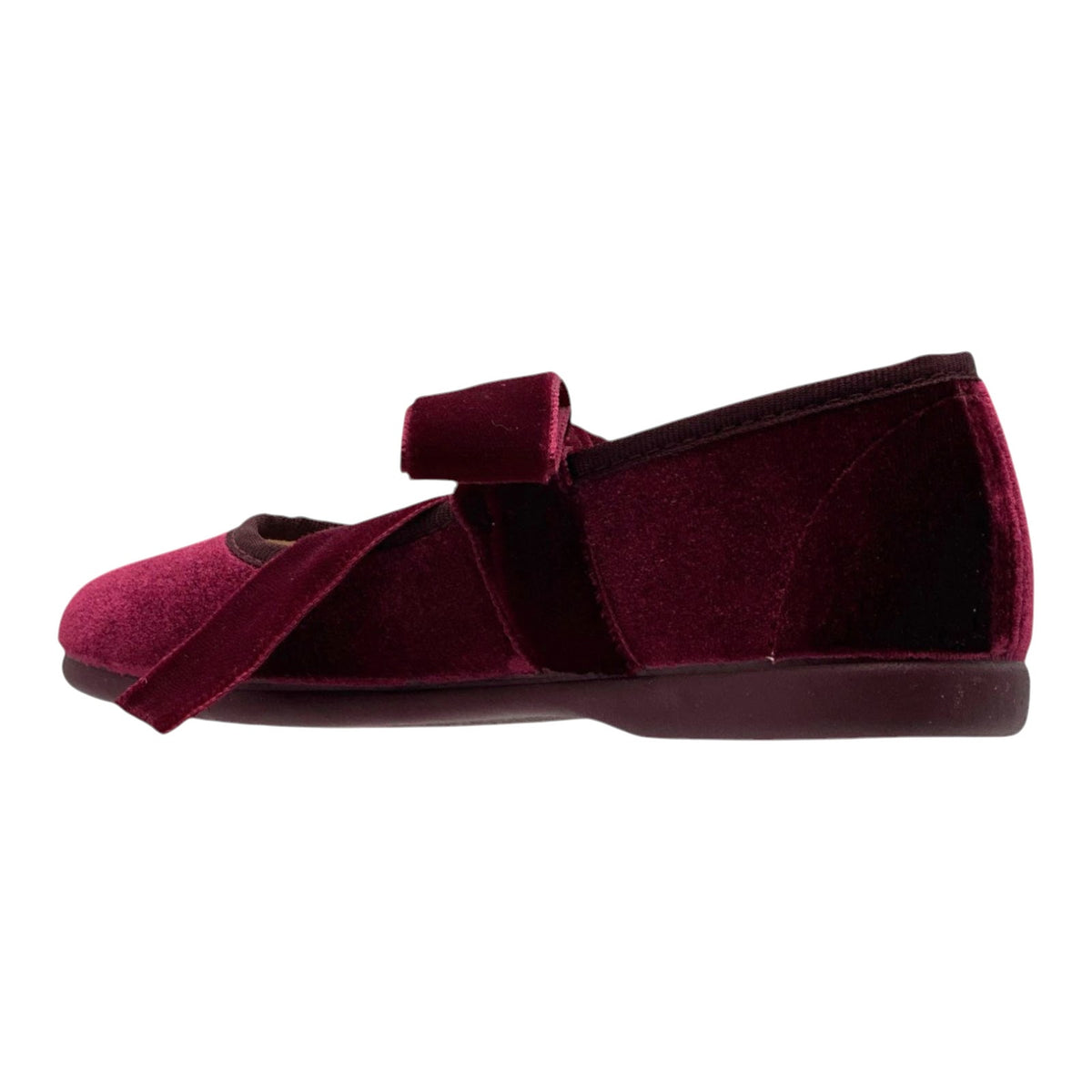 ZAPATO NIÑA VALENCIANA CINTAS/TERCIOPELO
