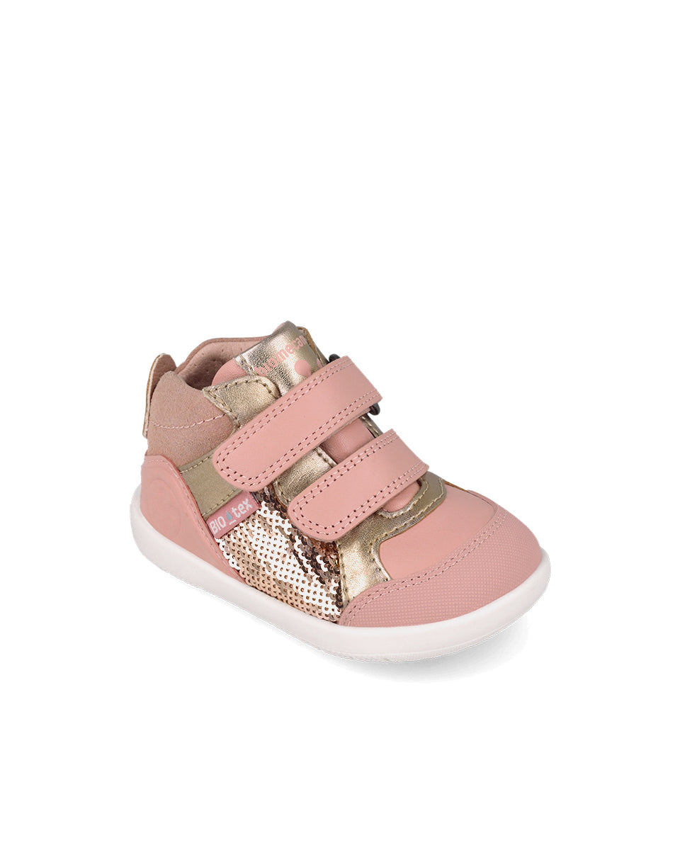 ZAPATO BOYIN NIÑA WIDER LENTEJUELAS DOS VELCROS