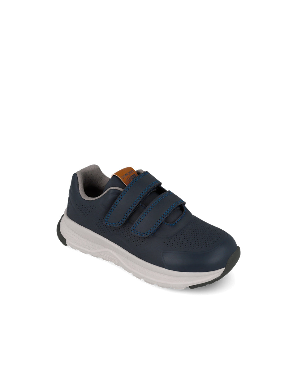 ZAPATO DEPORTIVO NIÑO BASICO DOS VELCROS