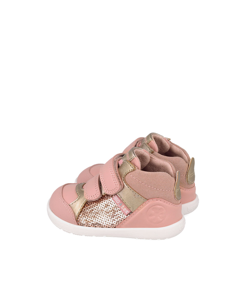 ZAPATO BOYIN NIÑA WIDER LENTEJUELAS DOS VELCROS
