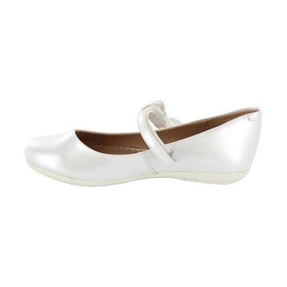 ZAPATO BLANCO PARA NIÑA VELCRO MOÑO