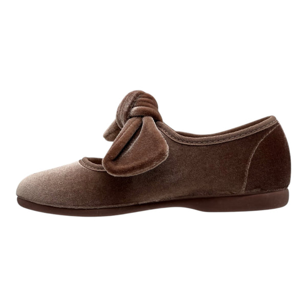 ZAPATO NIÑA BANDA MOÑO/TERCIOPELO