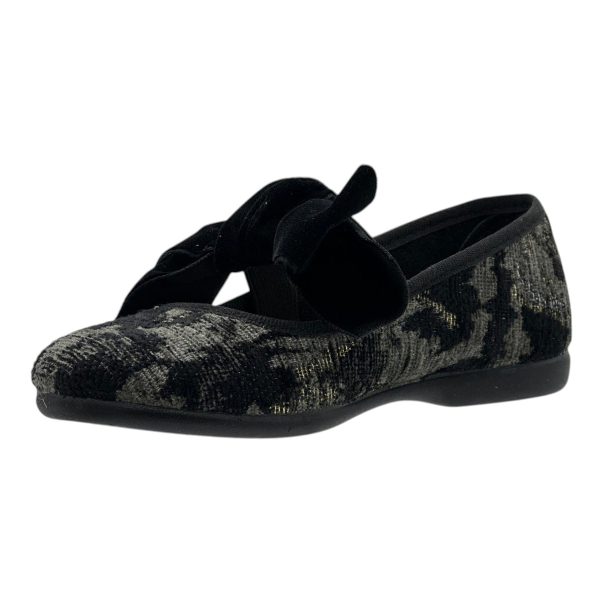 ZAPATO NIÑA VESTIR / MOÑO / TERCIOPELO