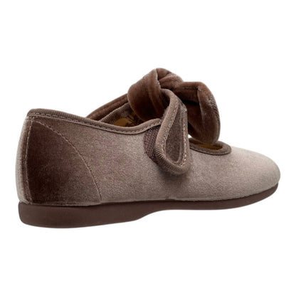 ZAPATO NIÑA BANDA MOÑO/TERCIOPELO