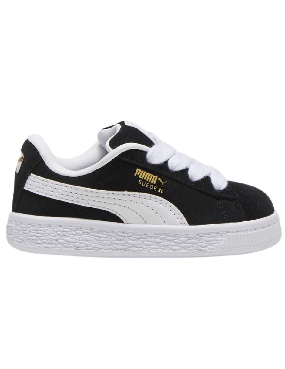 Tenis Puma Suede Xl Ac Inf Negros para Niño