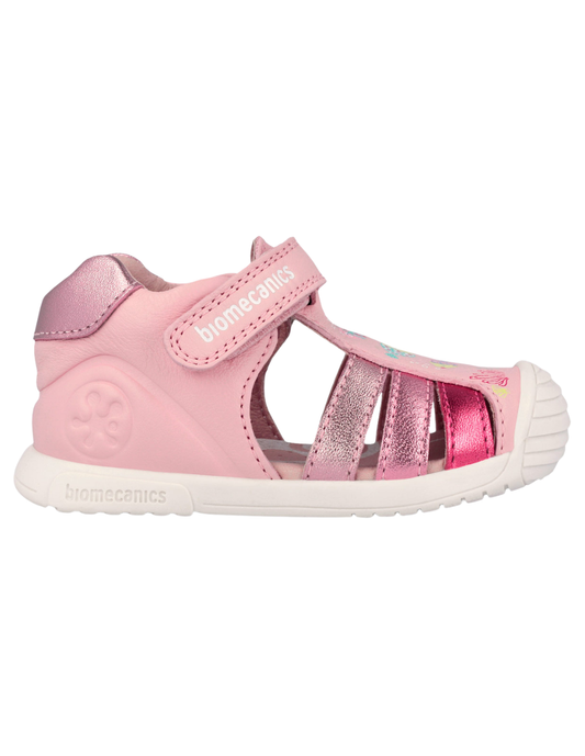 Sandalia Biomecanics Peces Rosa para Bebe