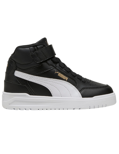 Tenis Puma Shuffle Downtown Mid AC+ PS Negros para Niño