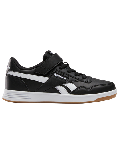 Tenis Reebok Court Advance Elastic & Top Strap Negros para Niño