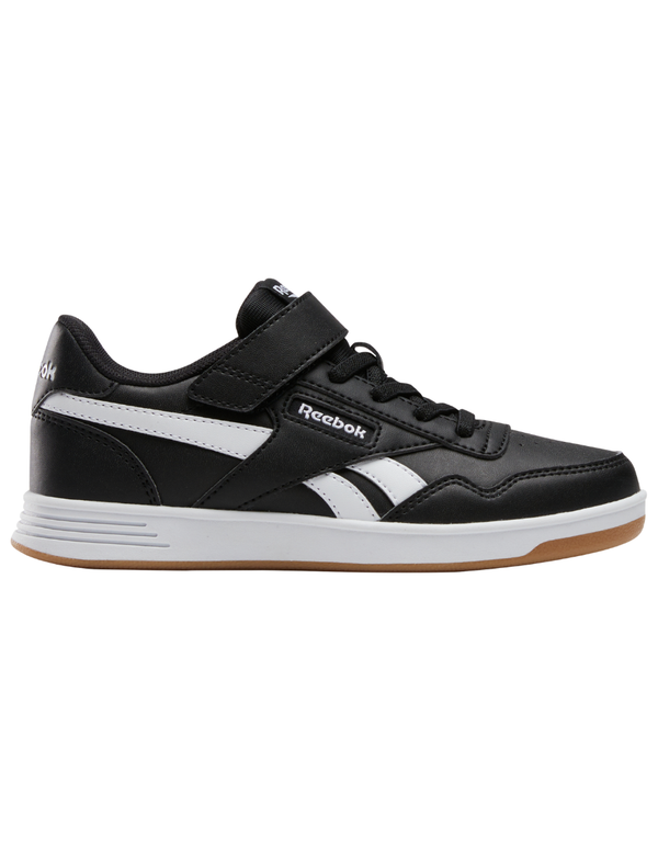 Tenis Reebok Court Advance Elastic & Top Strap Negros para Niño