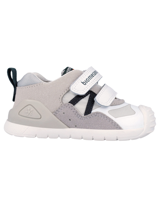 Zapato Biomecanics Blanco con Dos Velcros V para Bebe