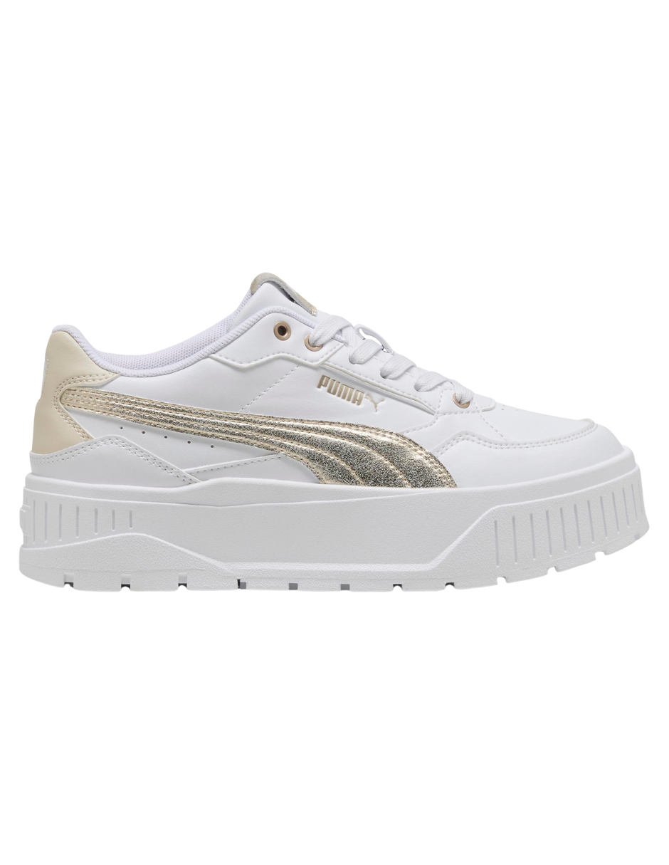 Tenis Puma Karmen II Idol Metallic Whisper Blancos para Mujer