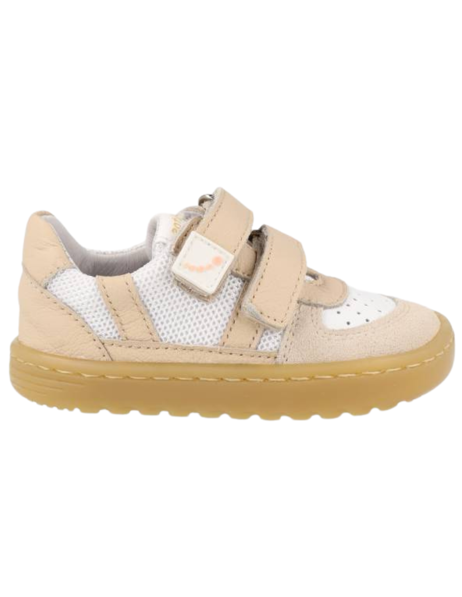 Zapato Blanditos Barefoot Suela Liga Beige para Niña