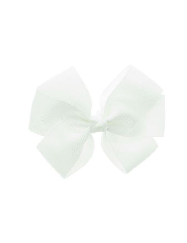 Moño Siena Grande Grosgrain  Blancos