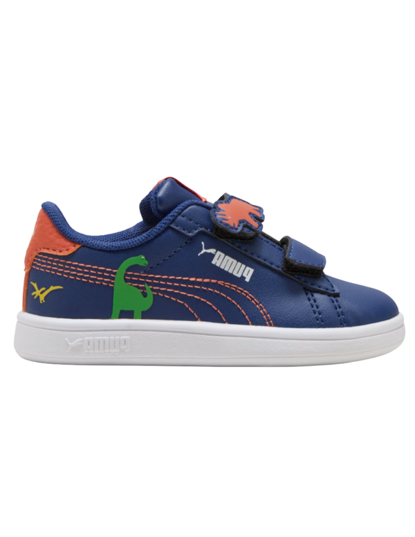 Tenis Puma Smash 3.0 Dino V Inf Azules para Niño
