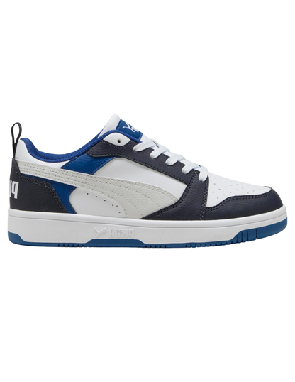 Tenis Puma Rebound V6 LO JR Blancos para Niño