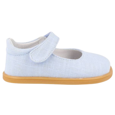 Zapato Barefoot Blanditos MJ Con Velcro Azules para Bebé
