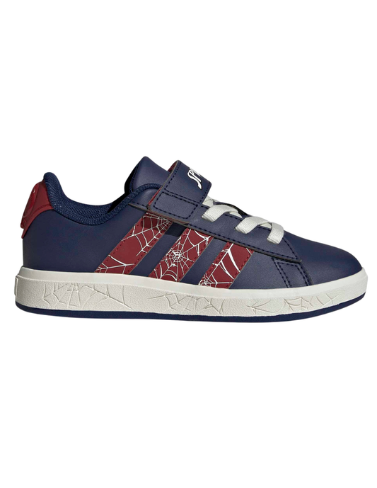 TENIS ADIDAS GRAND COURT SPIDER-MAN EL K AZUL PARA NIÑO