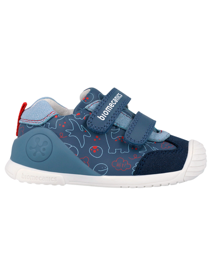 Zapato Biomecanics Petrol Dinosaurios para Bebé