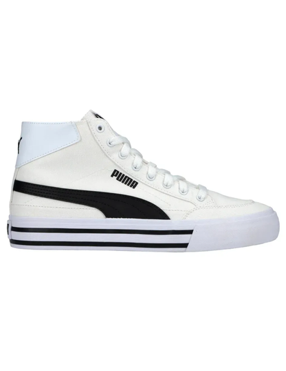 Tenis Puma Court Classic Vulc Mid FS Wns Blancos para Mujer