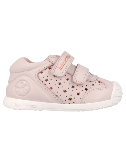 Zapato Biomecanics Cotton Velcro Doble Calado para Bebé