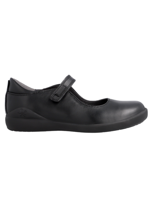 Zapato Escolar Biomecanics Negro Con Velcro Para Niña