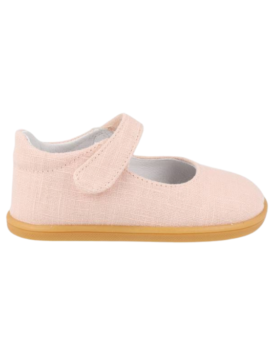 Zapato Blanditos Barefoot MJ Con Velcro Nude para Niña