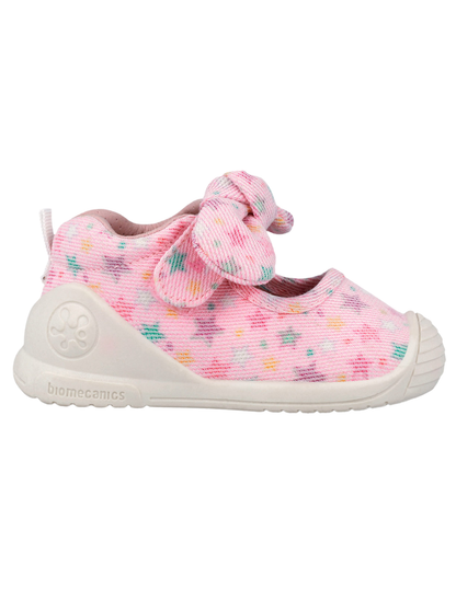Zapato Biomecanics Rosa Estampada de Mercedes para Bebe