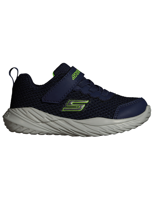 Tenis Skechers Nitro Sprint Krodon Azul Petróleo para Niño