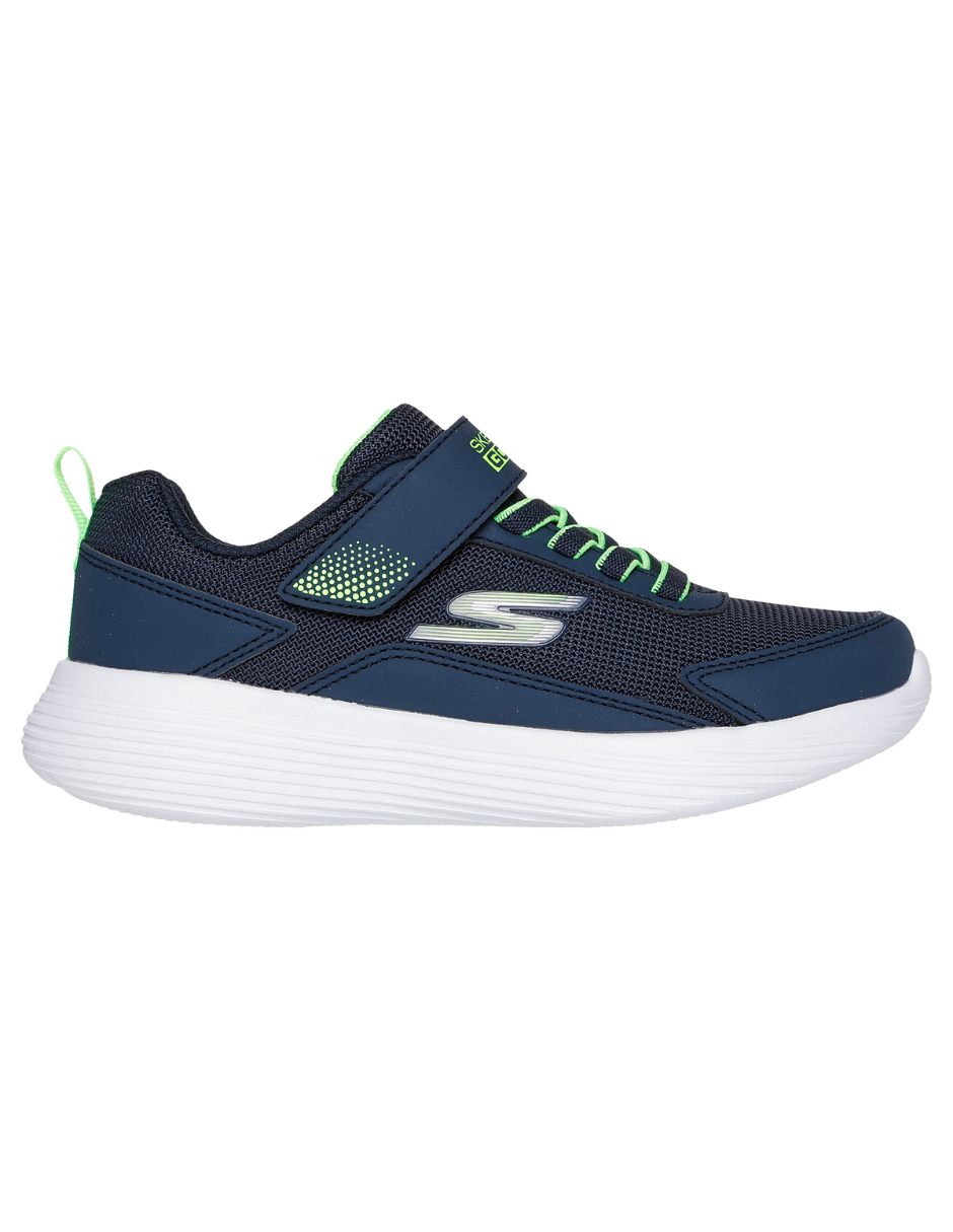 Tenis Skechers Go Run 400 V2 Strarvo Azul Marino para Niño
