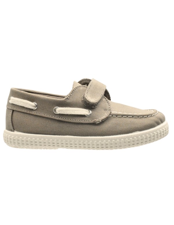 Zapato Náutico Pekis en Pique Café para Niño