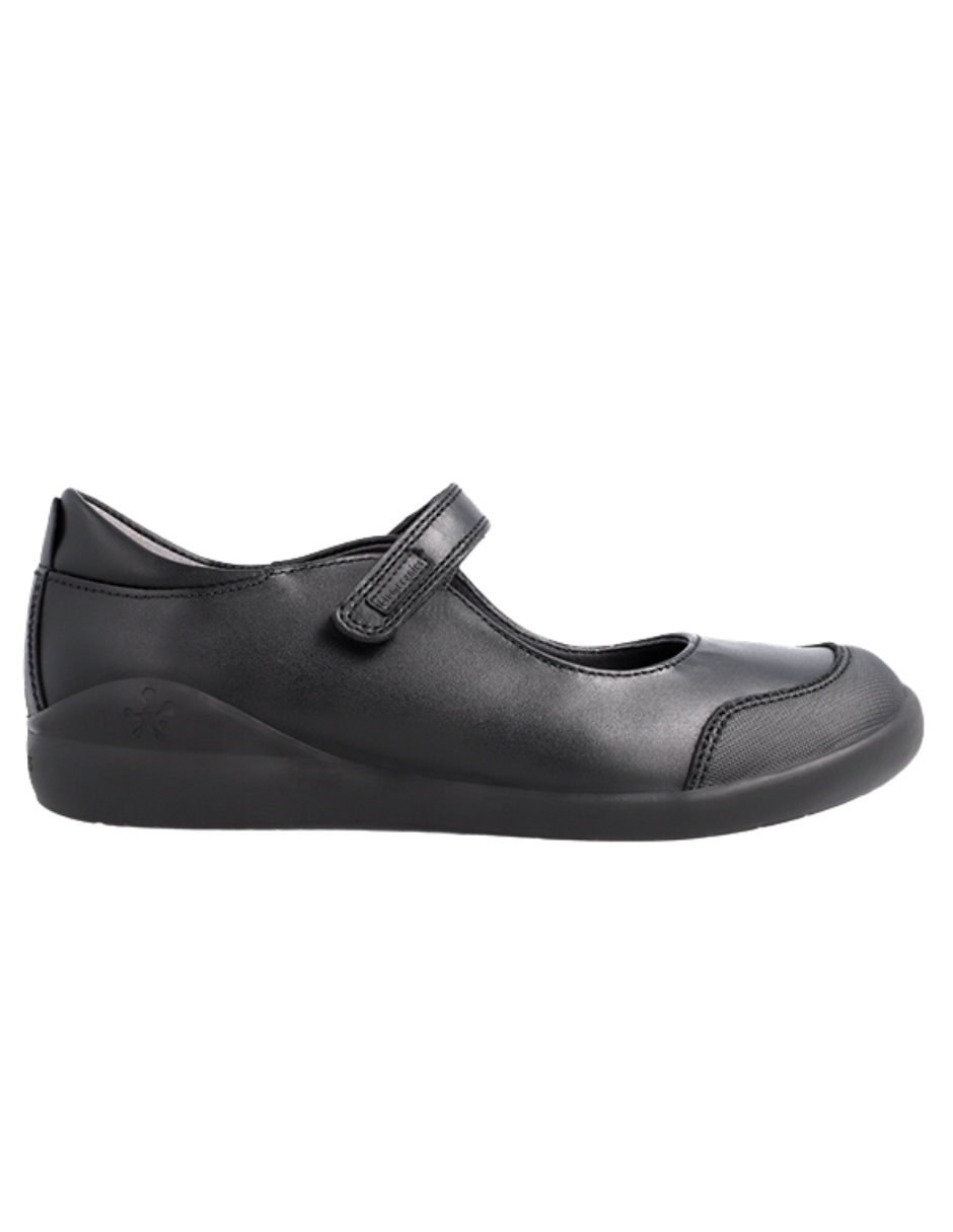 Zapato Biomecanics Escolar Piel Puntera Negros para Niña