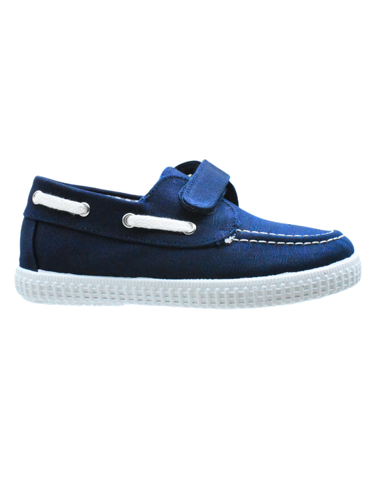 Zapato Pekis Top Sider pique Azul Marinos para Niño