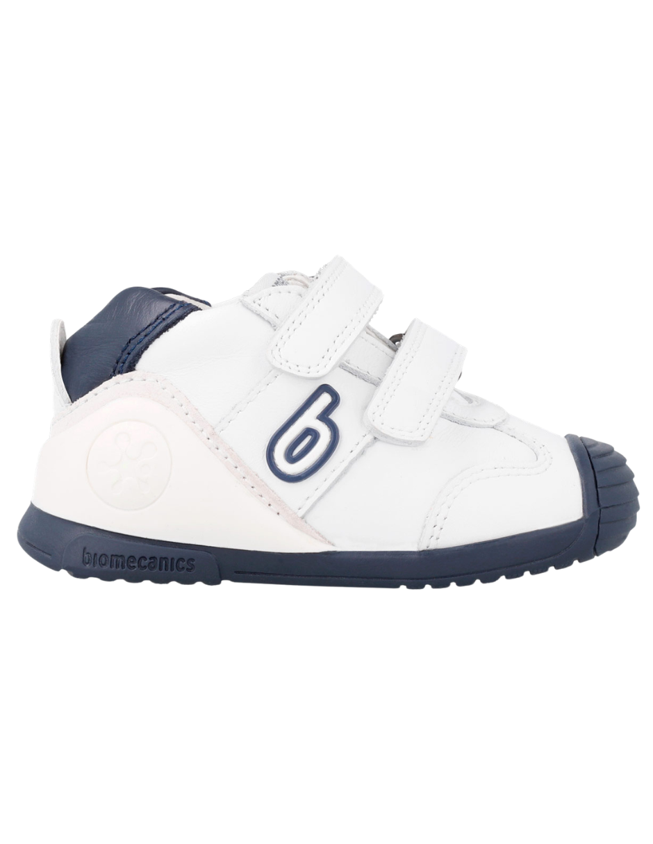 Zapato Basico Biomecanics Blanco-Azul para Bebe