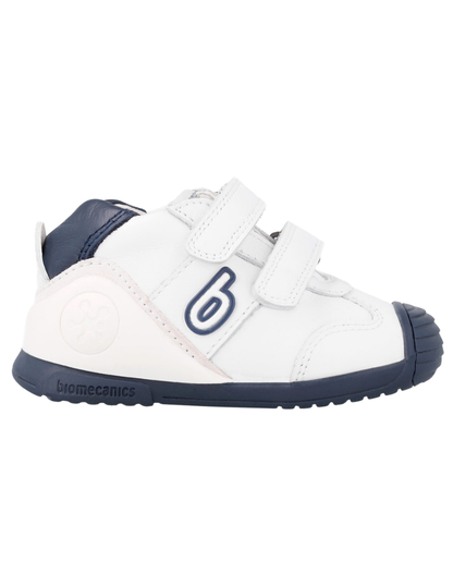 Zapato Basico Biomecanics Blanco-Azul para Bebe